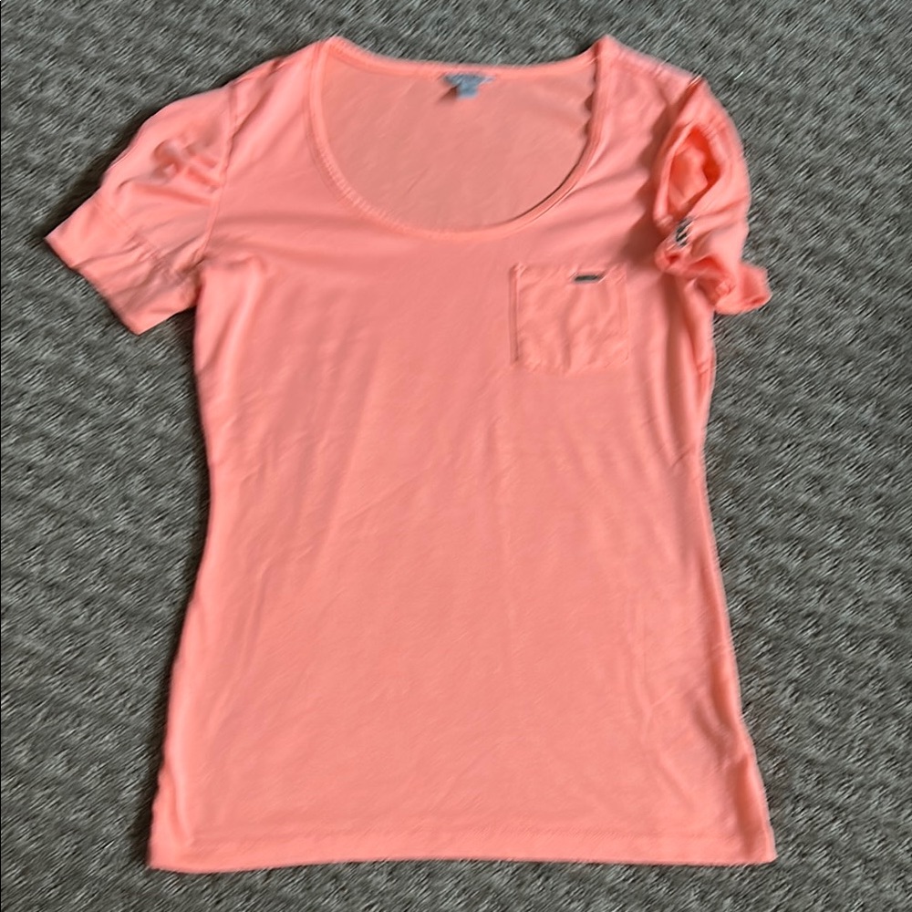 Guess Coral Short Sleeve Tee